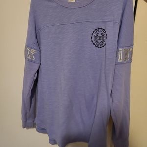 Oversized PINK long-sleeve shirt